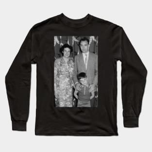 1960 Vintage Photograph of Family Long Sleeve T-Shirt